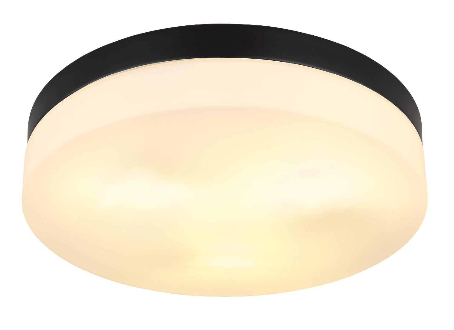 GLOBO LIGHTING 32113B Plafoniera Esterno E27 IP44 �30 Nero Opaco