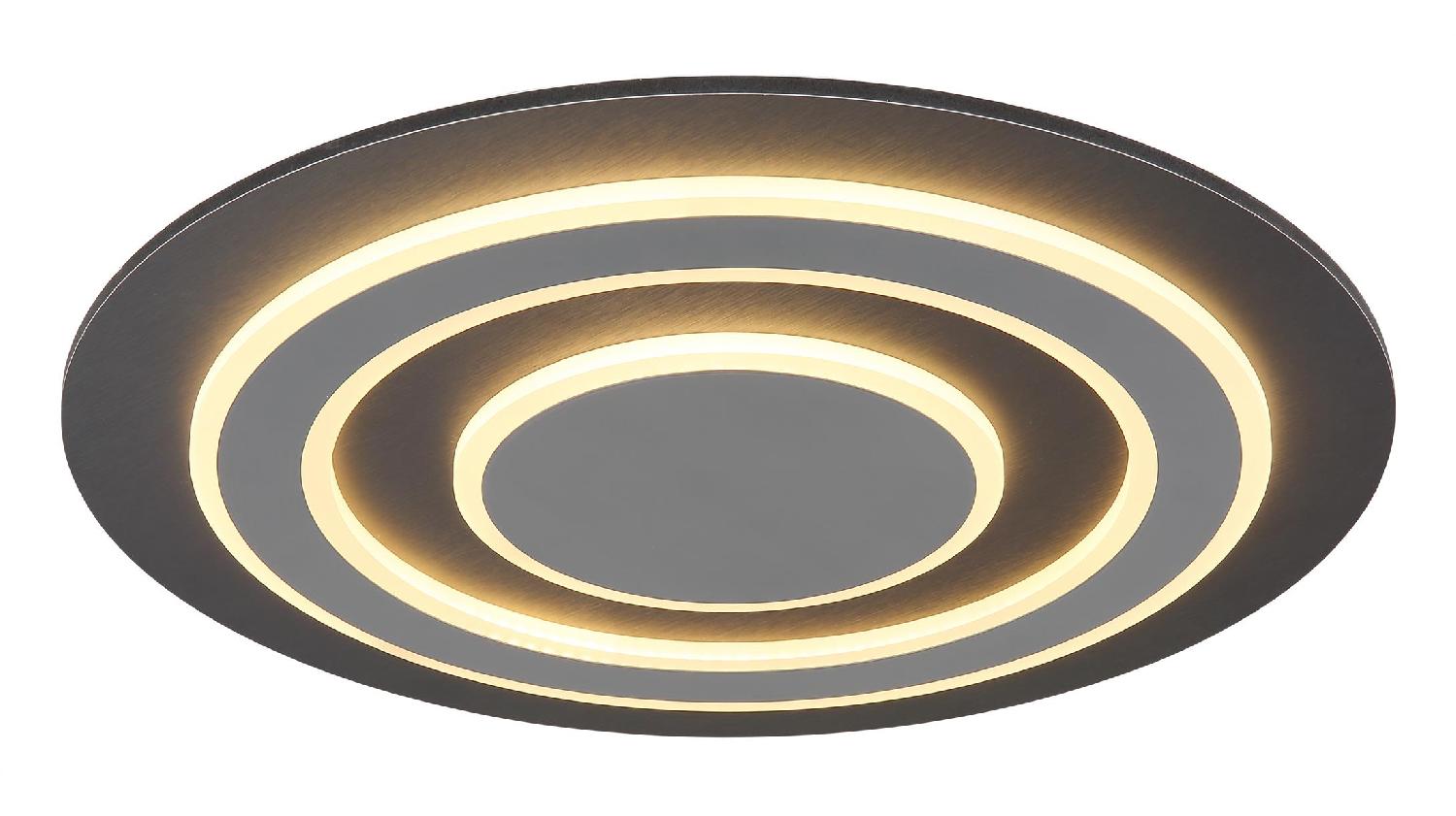 GLOBO LIGHTING 48032-40 Plafoniera LED Soffitto 40 Watt  Jayden Antracite