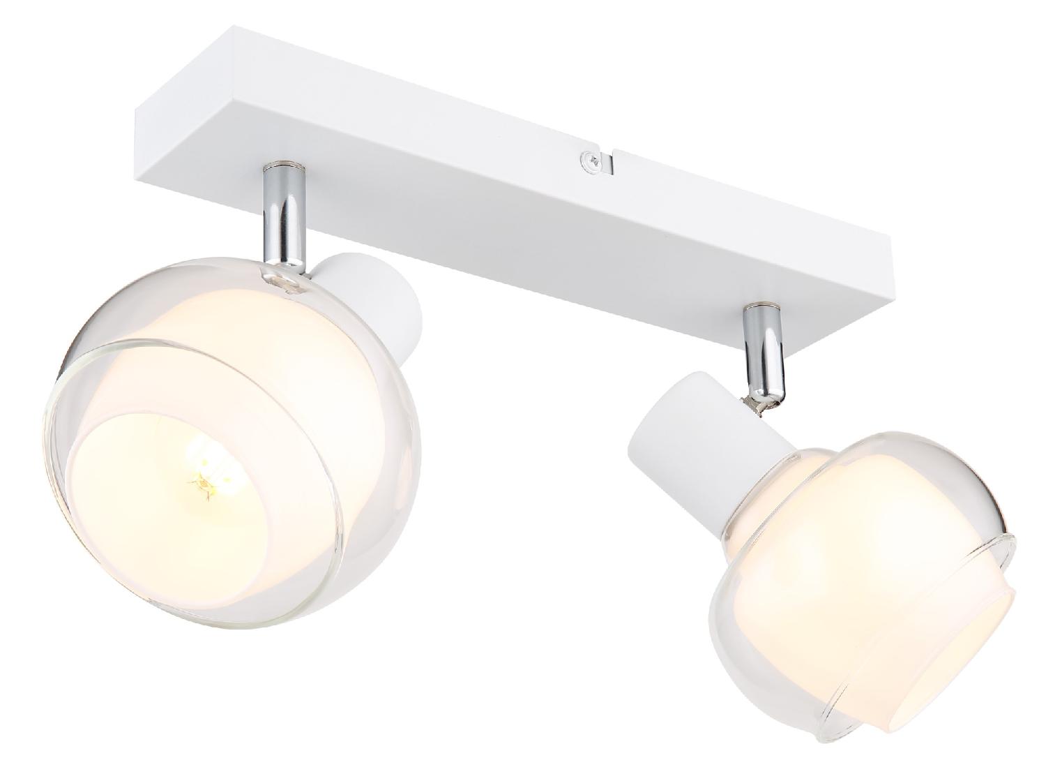 GLOBO LIGHTING 54309-2W Plafoniera 2 Luci E14 Bianco  Tokki