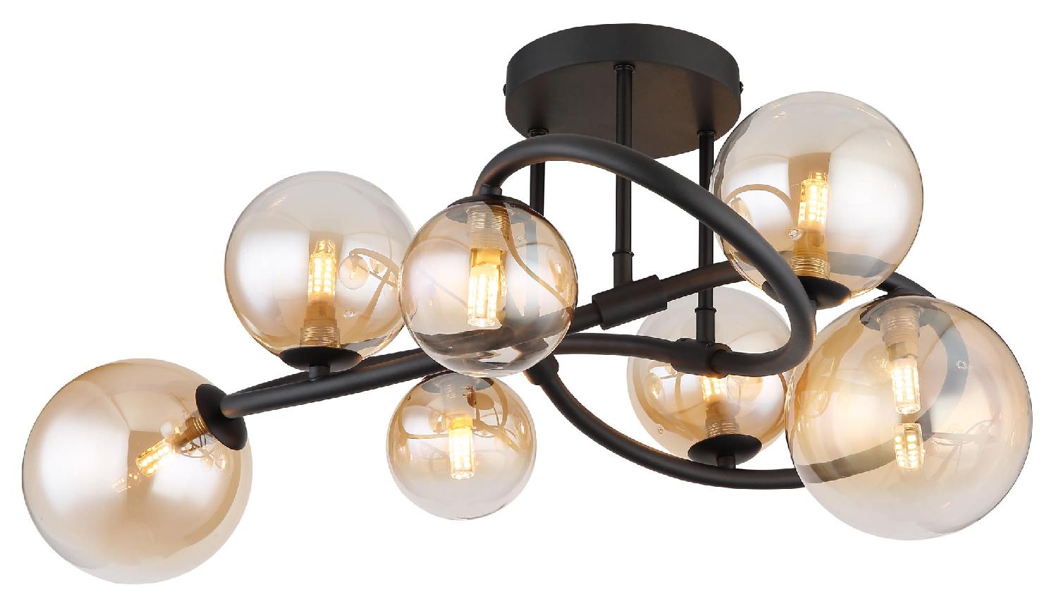 GLOBO LIGHTING 56141-7D Plafoniera LED a Soffitto 7 Luci Tuberius