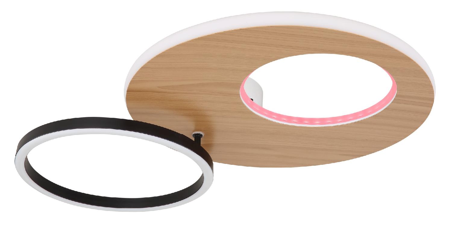 GLOBO LIGHTING 67285-21 Plafoniera LED Moderna 2 Anelli Luminosit� Regolabile