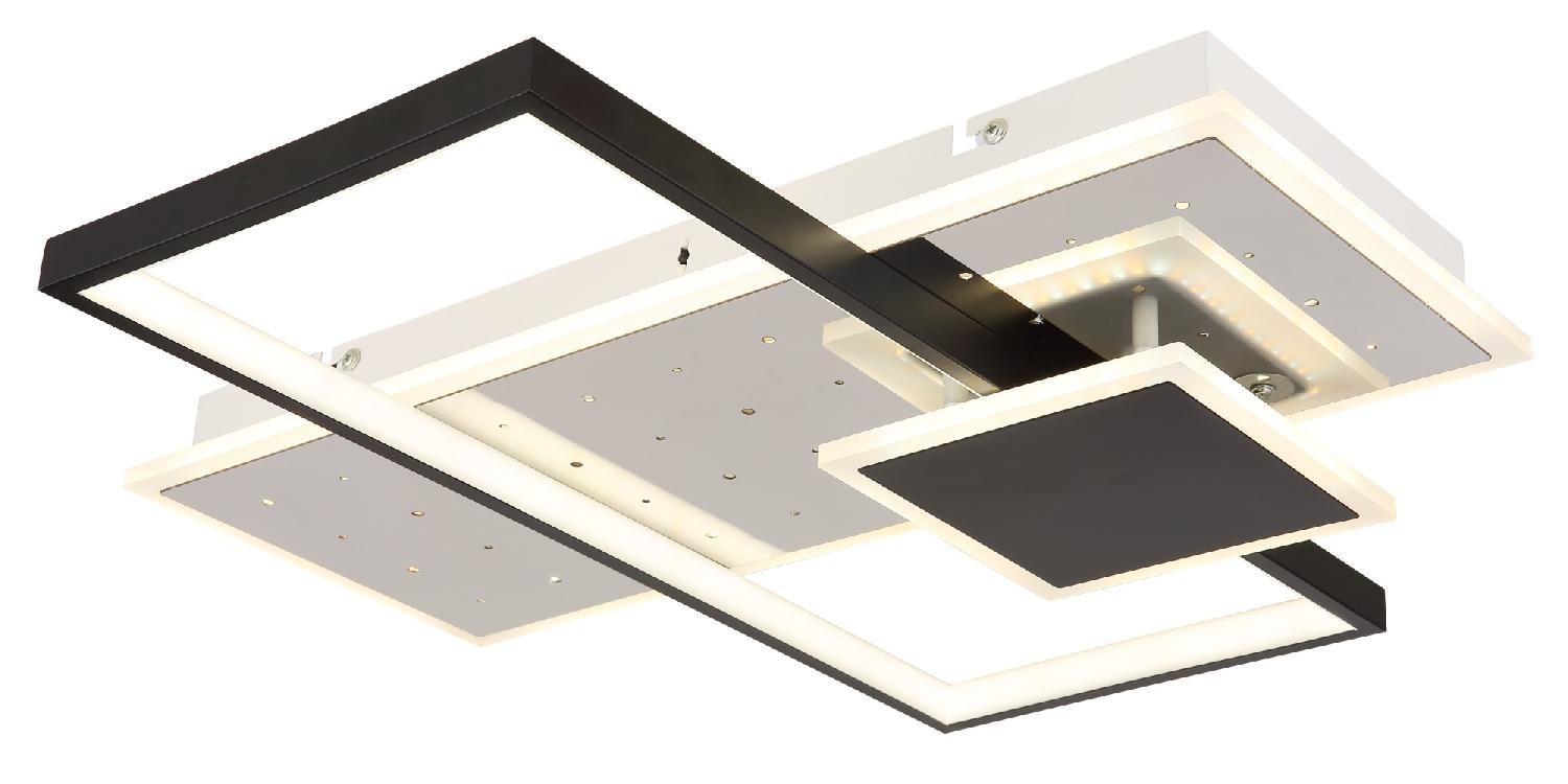 GLOBO LIGHTING Dabby Plafoniera a Soffitto 50 cm  Bianco Opaco e Nero