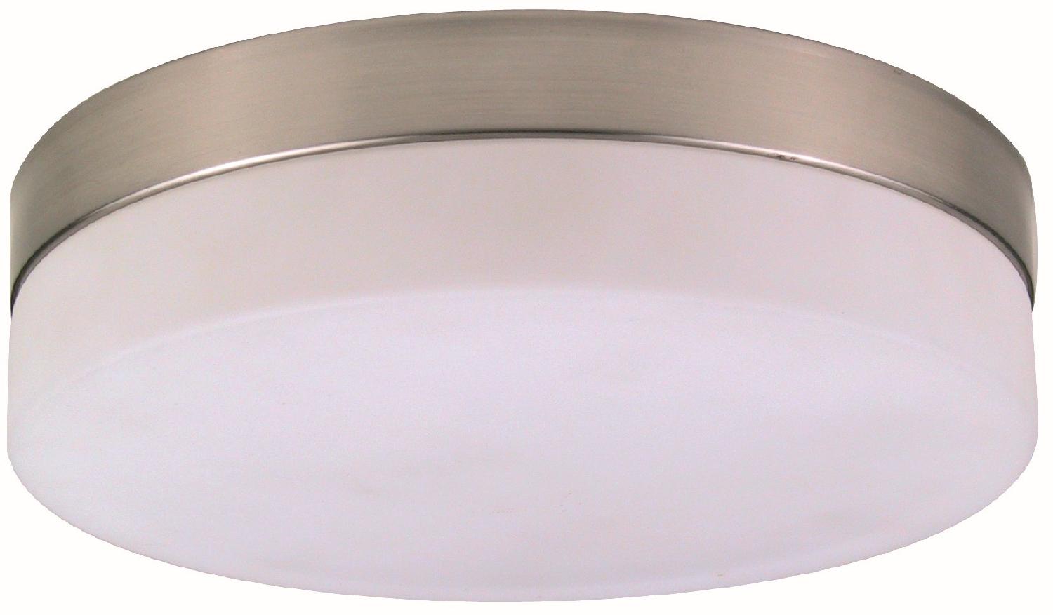 GLOBO LIGHTING Opal Plafoniera soffitto 24 cm Nichel Opaco