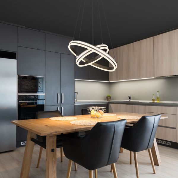 GLOBO LIGHTING 67314-60H Lampada a Sospensione con Telecomando in Metallo  Grouni