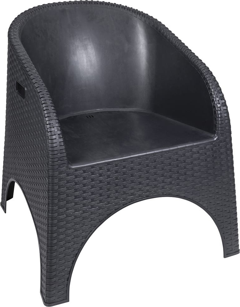 Galileo 5914123 Poltrona da Esterno Polipropilene 75x73x80 cm Antracite Pach� Est�