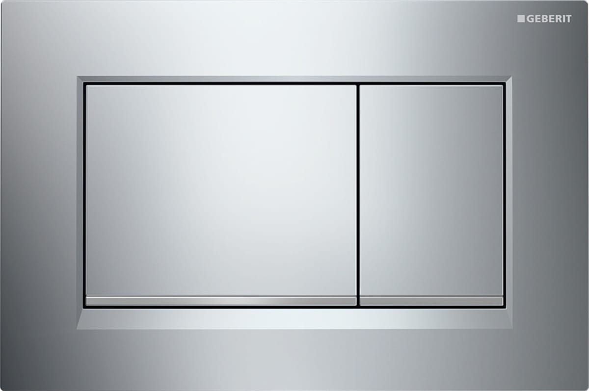 Geberit 115.883.KH.1 Placca di Comando per Risciacquo Cromato Lucido Sigma 30