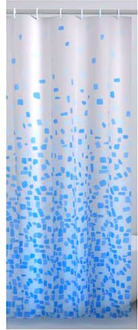 GEDY TTE 1315 1830 Tenda Doccia in plastica 180 x 200 cm Frammenti Azzurro
