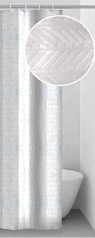 GEDY TTE 1328 1830 Tenda Doccia in tessuto 180 x 200 cm "Neve" Bianco TTE 1328 1230