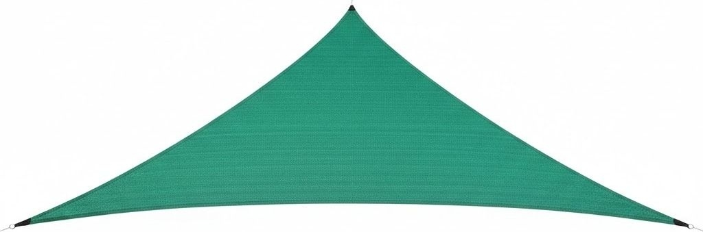 Giardini del Re VELA TRIANGOLARE 5X5X5 VERDE Vela Ombreggiante Triangolare 5x5x5 mt Poliestere Verde