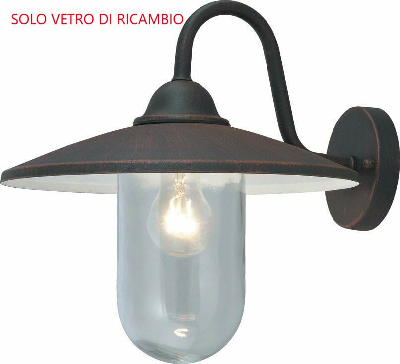Giardini del Re Vetro Lanterna Portofino Vetro di Ricambio lampada Lanterna Esterno Portofino