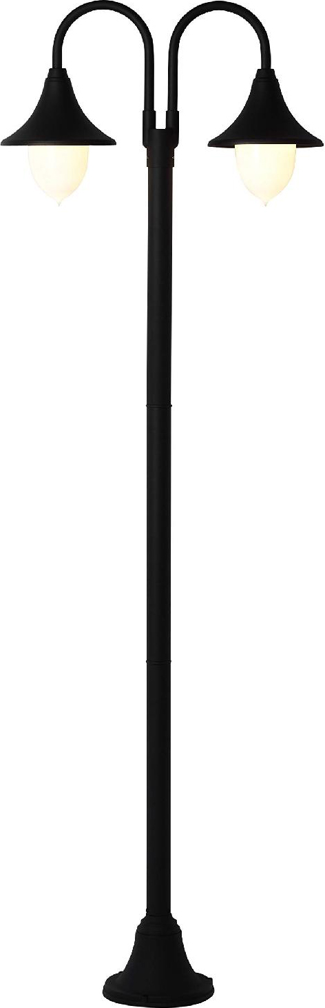Giardini del Re Lampione Parigi 2 Bracci Lampione Lampioncino Giardino Esterno cm 210 2 Luci Serie Parigi