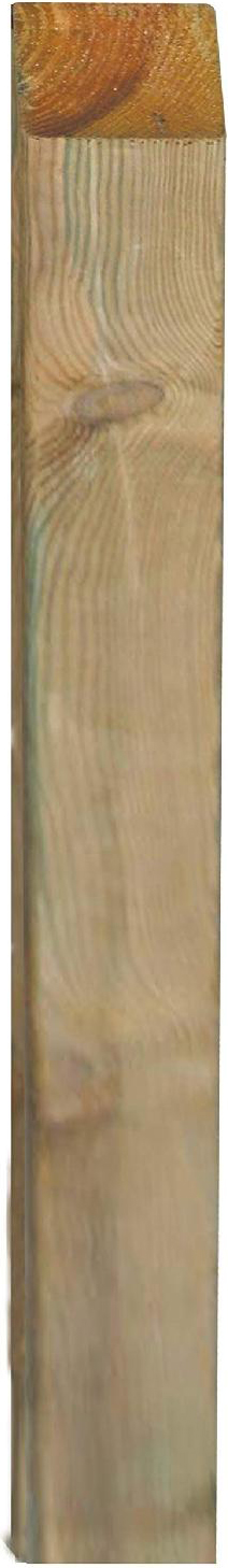 Giardini del Re Palo_pino Palo Legno Rettangolare Pino Impregnato per recinzioni 4.5x9x300 cm
