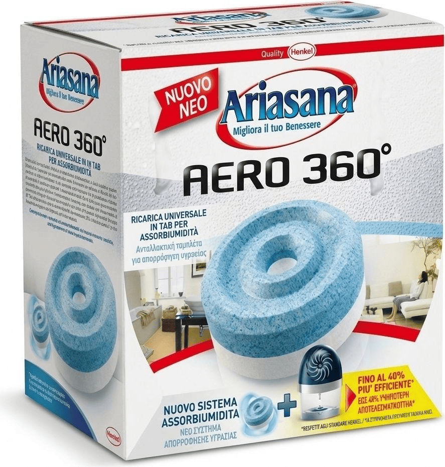 Henkel 1680991 Ricarica Ariasana Aero 360� Power tab 450 gr inodore