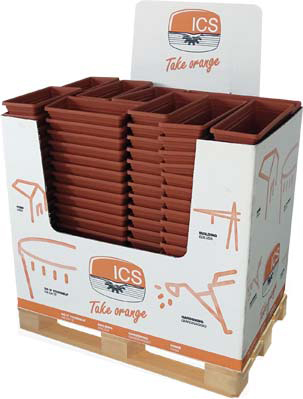 I.C.S. 972g1018 Cassetta + Riserva JumboxMelissa PP Terracotta Cf Pz 162