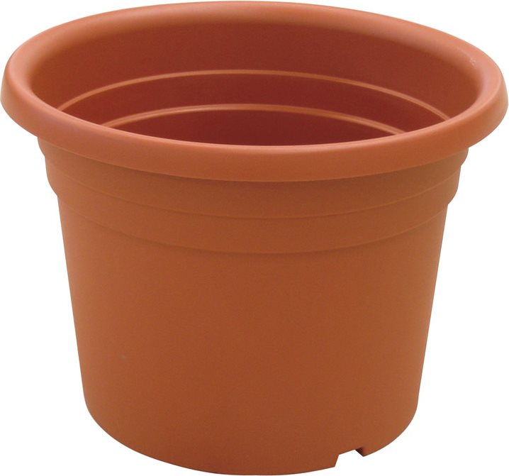 I.C.S. R80070 Vaso Tondo Plastica Fiori Piante � cm 70x50 h Terracotta Dahlia