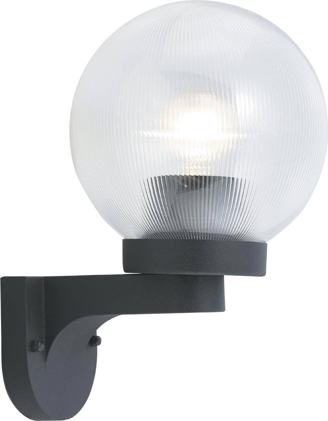 Giardini del Re 3202BK-9 Set 4 Applique da Parete Design Moderne Grigio  Globo