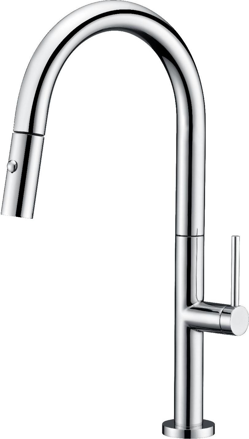 IMEX GCE017 Miscelatore Cucina con Doccetta Estraibile Monocomando Cromo  Samoa