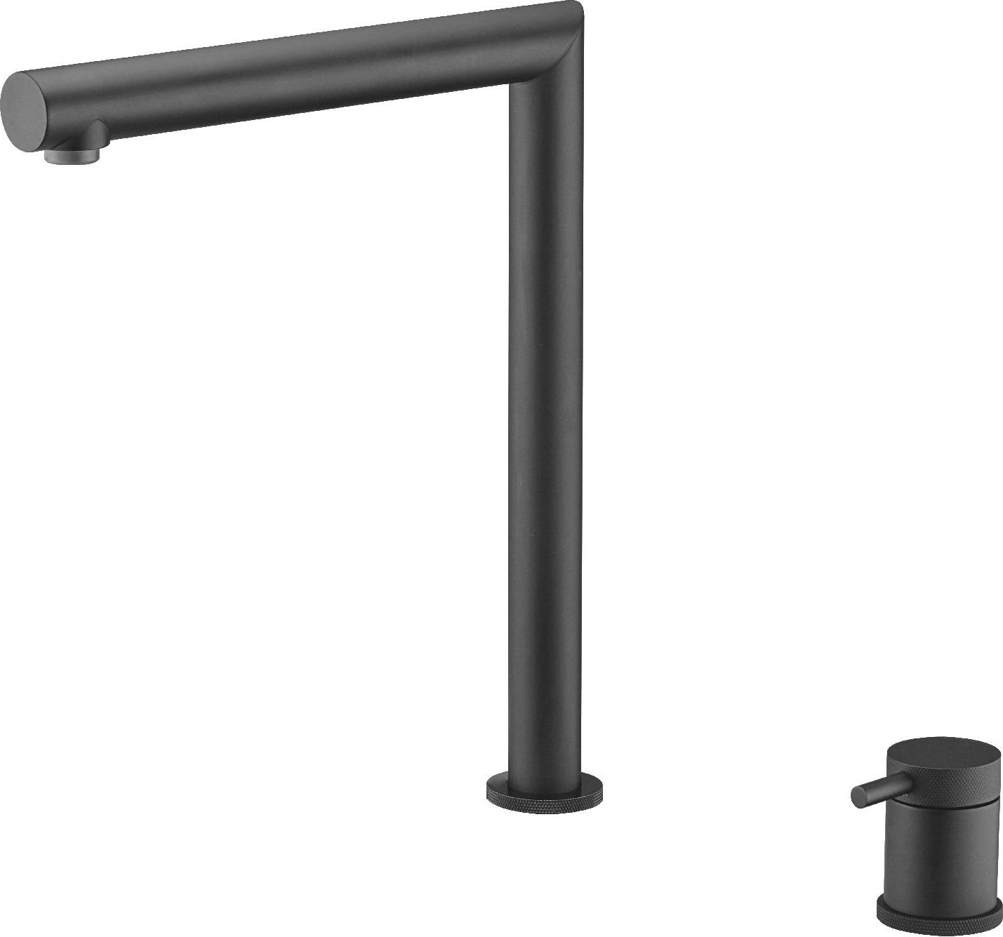 IMEX GCE018NG Miscelatore Cucina Monocomando con Bocca Retrattile Nero  Itaca