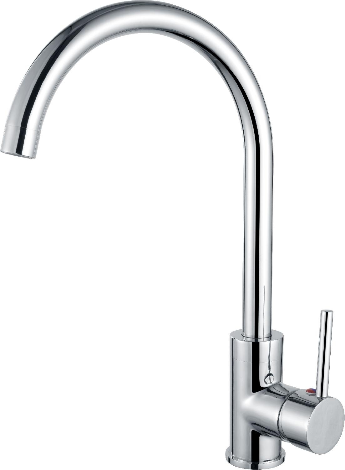 IMEX GCR002 Rubinetto Cucina Miscelatore Monocomando colore Cromo  Lyon