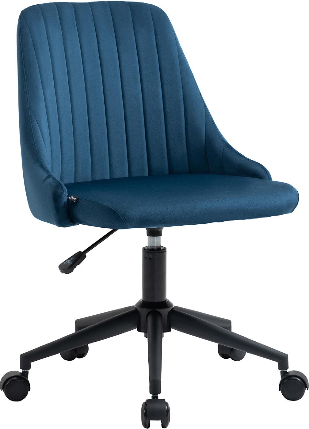 Icon Space 488BU921 Sedia da Ufficio con Ruote Tessuto Blu
