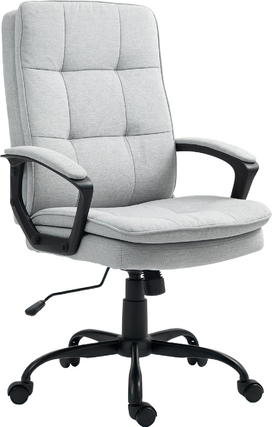 Icon Space U7260GY Sedia da Ufficio con Ruote e Braccioli Grigio