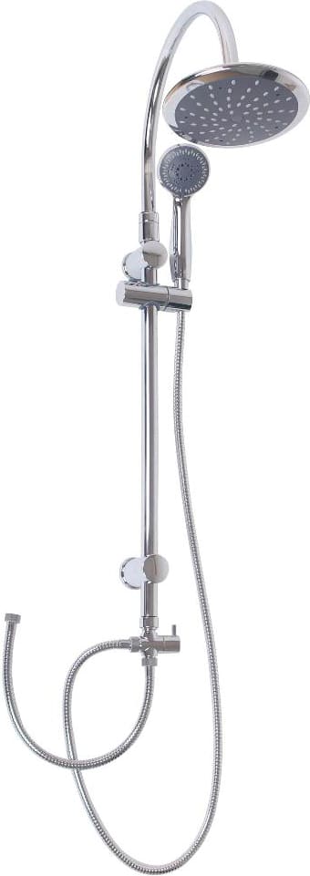 Idro Bric 0083CR Colonna doccia 5 Getti con Soffione e Doccetta Cromo  Gru