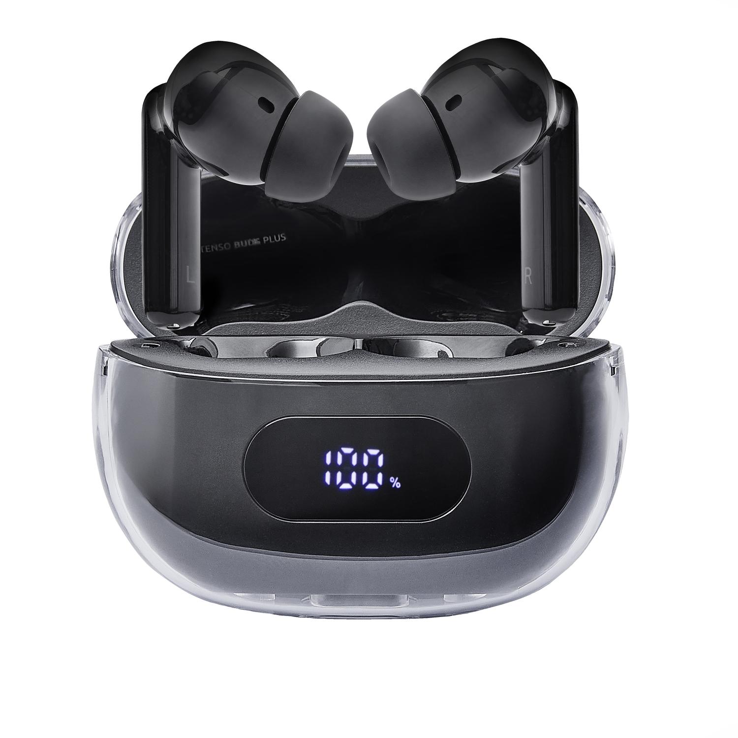 Intenso 3720310 Buds Earphone Plus T310AE Black Cuffie Bluetooth Auricolari TWS ANC Nero