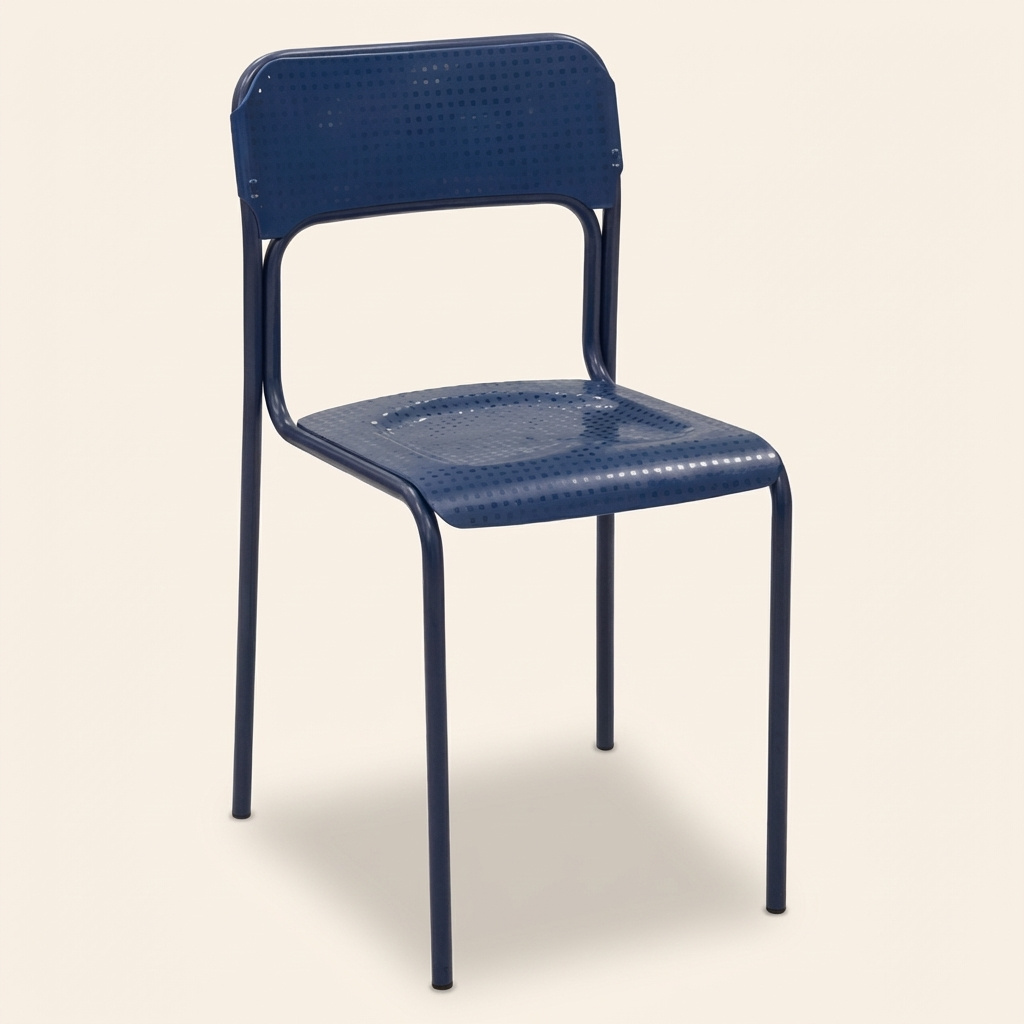 Italchair ASTOSB BG Sedia Cucina Impilabile Polipropilene 46x50x80,5 cm Blu Ascona