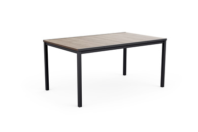 KETER 260567 Tavolo da Giardino Rettangolare 159x95x75 cm NeroLegno - Porto