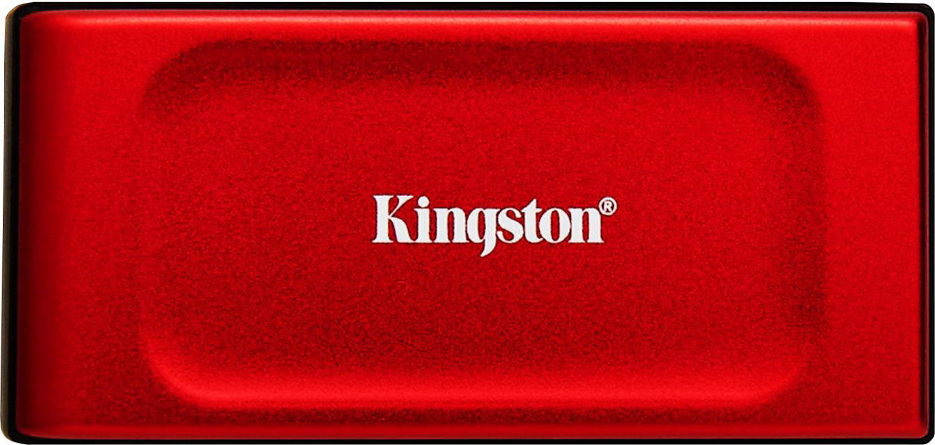 KINGSTON SSD Esterno 1 TB XS1000 External USB 3.2 Gen 2 Portable Solid State Drive Rosso - SXS1000R/1000G