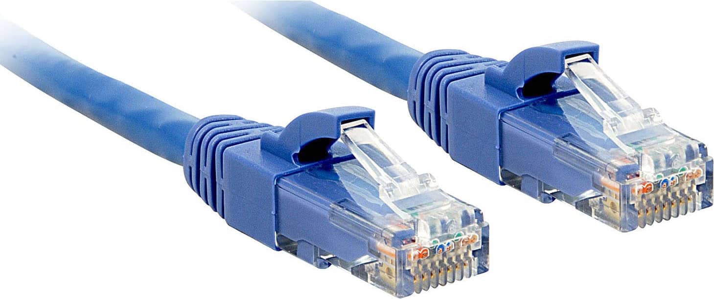 LINDY 48019 Cavo Ethernet UUTP Lunghezza 3 metri colore Blu