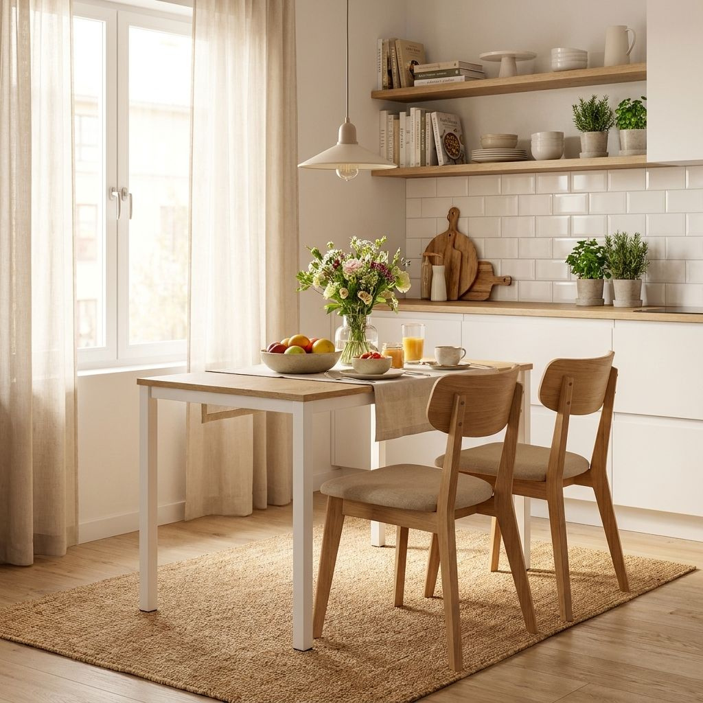 Linea 88 FAST Bianco e Rovere Tavolo Allungabile FAST 110-160x70x76 cm Bianco Lucido e Rovere