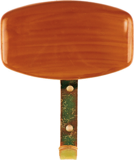 Maco 10801 Set 25 Ganci Appendiabiti da Parete a Muro in Plastica 801 Finitura Teak