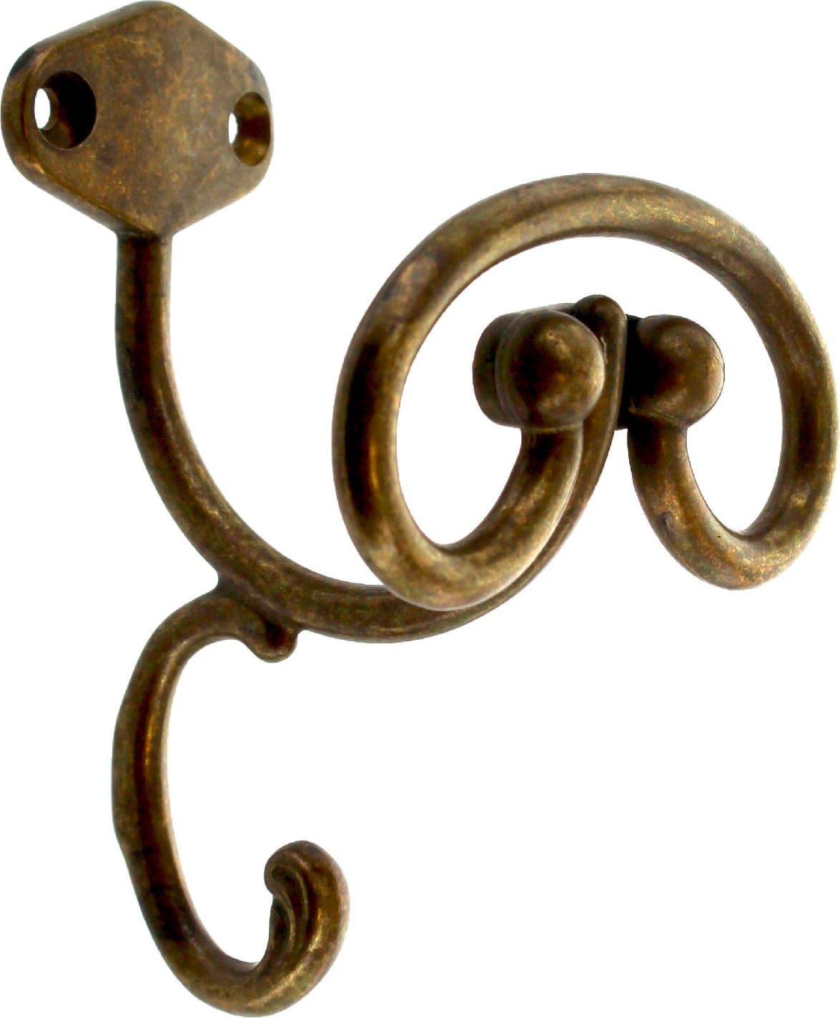 Metal Style 43007.10600.03 Set 12 Ganci Appendiabiti Antichizzato 106 mm Ottonato Antico