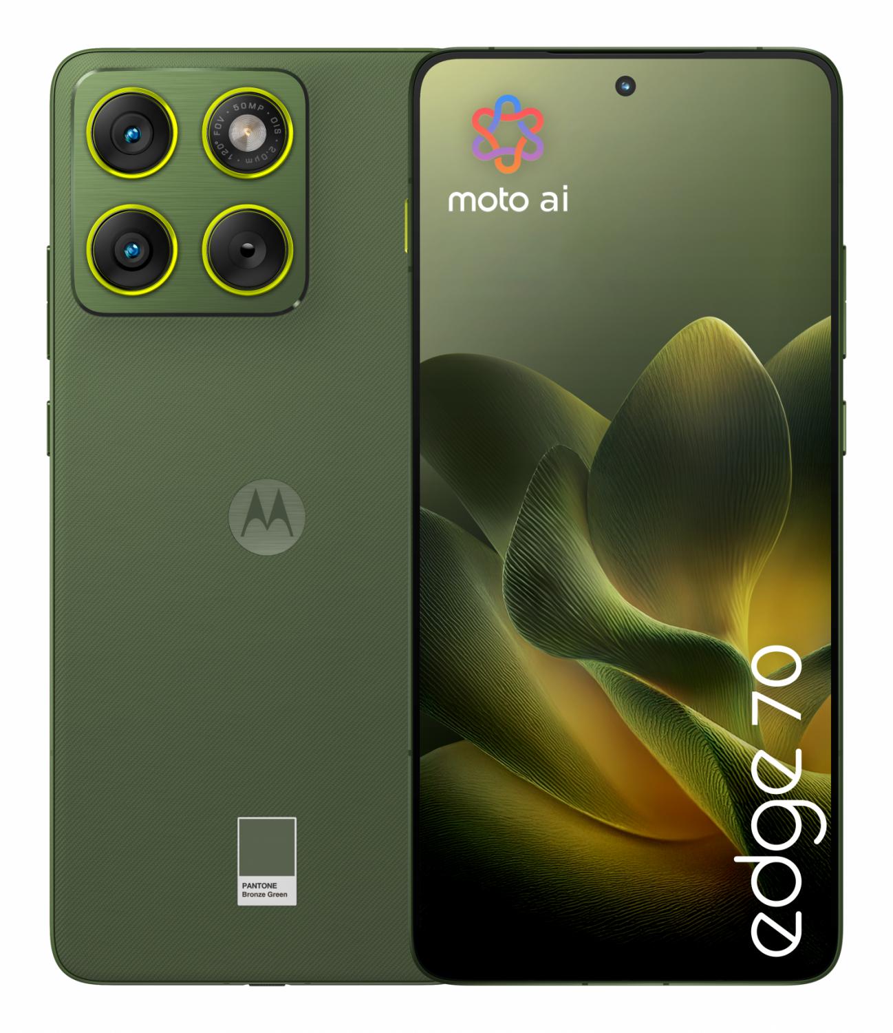 Motorola PBA50063IT edge 70 Smartphone 5G 6.7" 8256 GB Android PANTONE Bronze Green