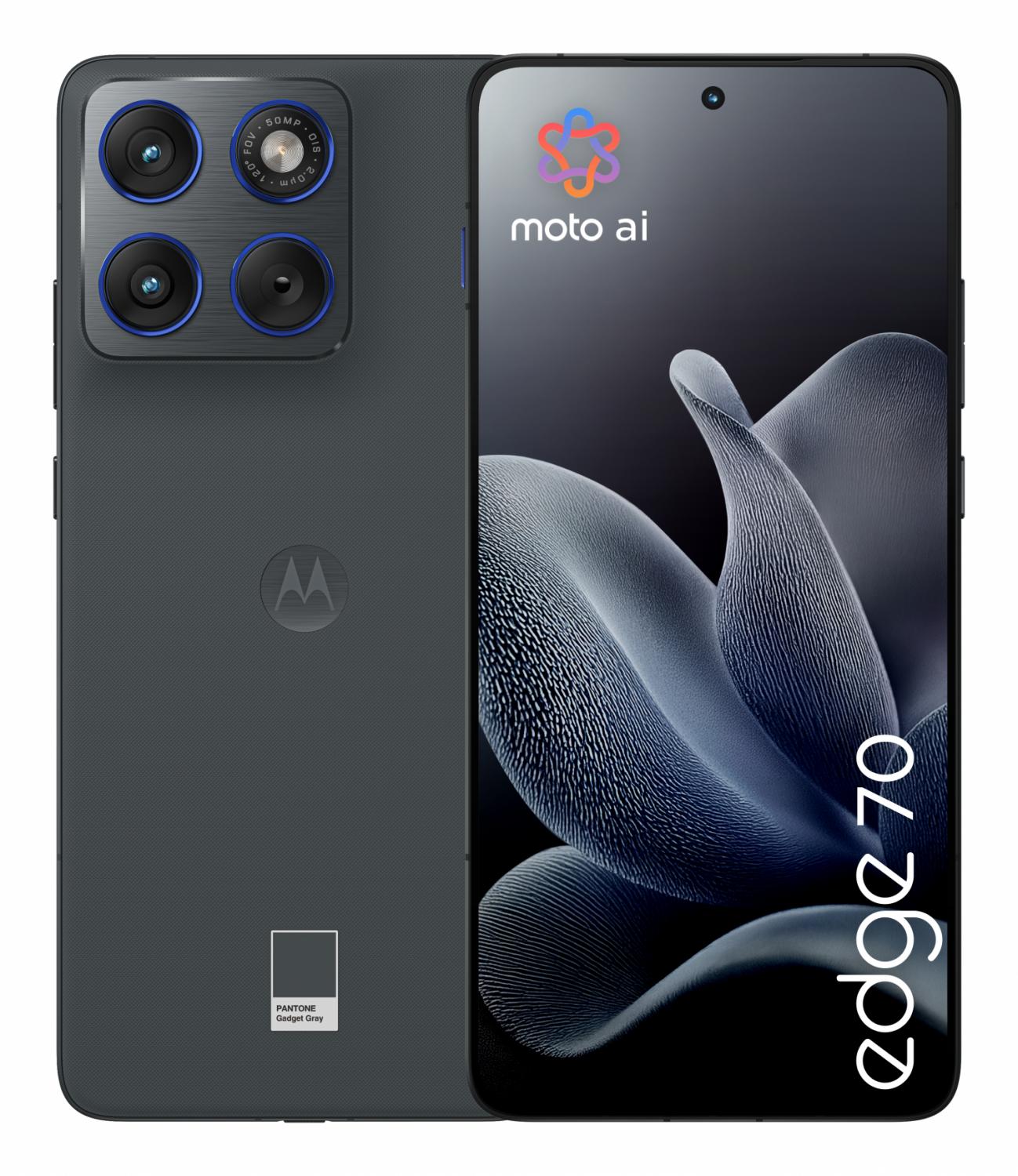 Motorola PBA50064IT edge 70 Smartphone 5G 6.7" 8256 GB Android PANTONE Gadget Grey