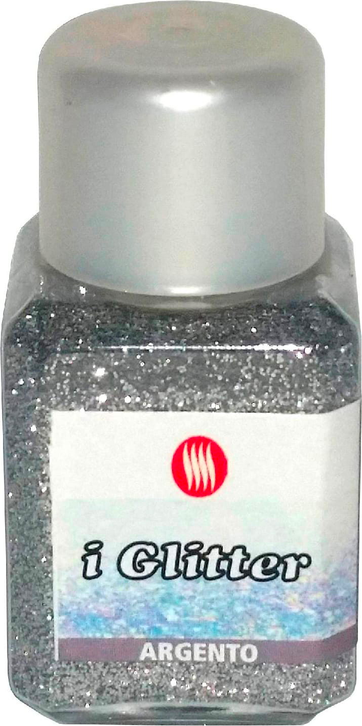 NBrand 8.810.0002-25 Glitter Polvere gr 25 Colore Argento Pezzi 6