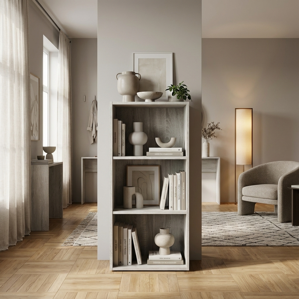 NBrand BOOKCASE Libreria Moderna 4 Ripiani 40x29x89 cm Rovere Sonoma