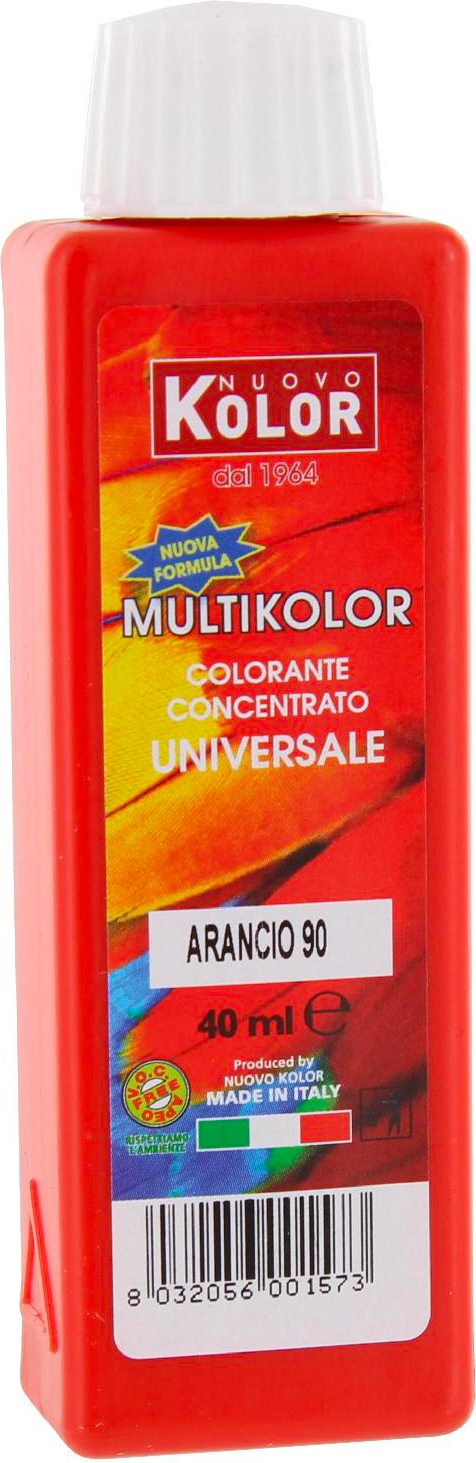 Nuovo Kolor U40-90 Colorante Universale ml 40 Arancio 90R Pezzi 12