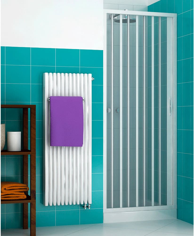 Oceano VEN8090 Box doccia 90 Cabina doccia Porta a soffietto 185 h cm Bianco Venere