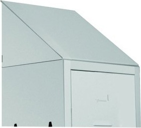 PROMETAL OS199T1PX Tetto Inclinato per Spogliatoio in Metallo 36x35 cm Grigio