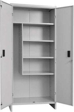 PROMETAL Smontato30x Armadio da Esterno Portascope in Metallo 100x40x179,5 cm Grigio