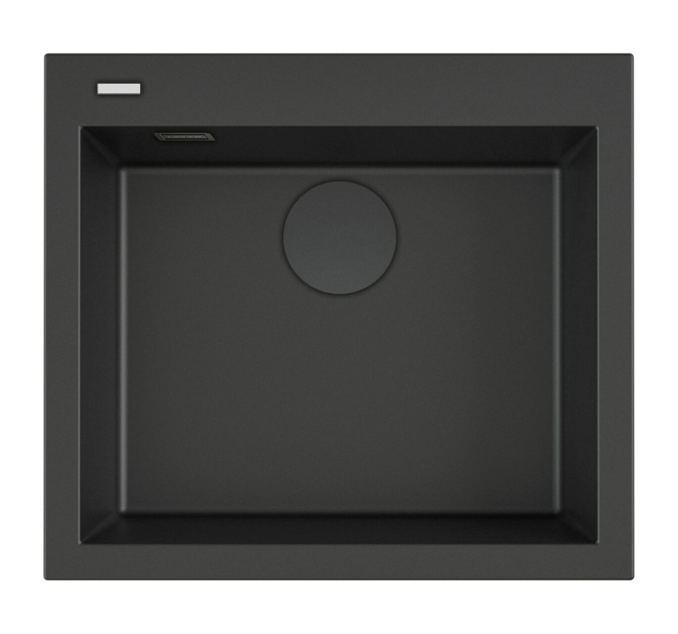 Plados EV5610 UG70 Lavello Cucina  1 Vasca Incasso 56 cm MicroUltragranit Nero Matt