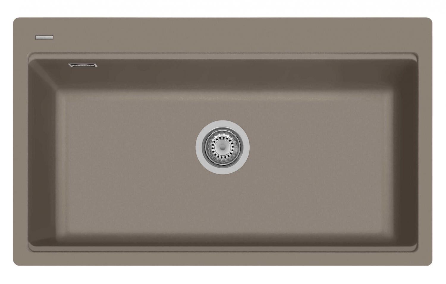 Plados LX8610 UG 72 Lavello Cucina 1 Vasca Sottopiano 86 cm Beige UG 72 Tartufo LX8610