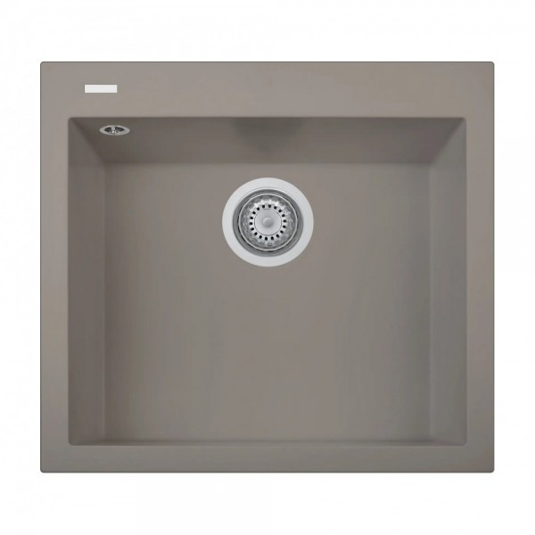 Plados ON5610 UG72 Lavello Cucina 1 Vasca Incasso 56 cm Microultragranit  Tartufo