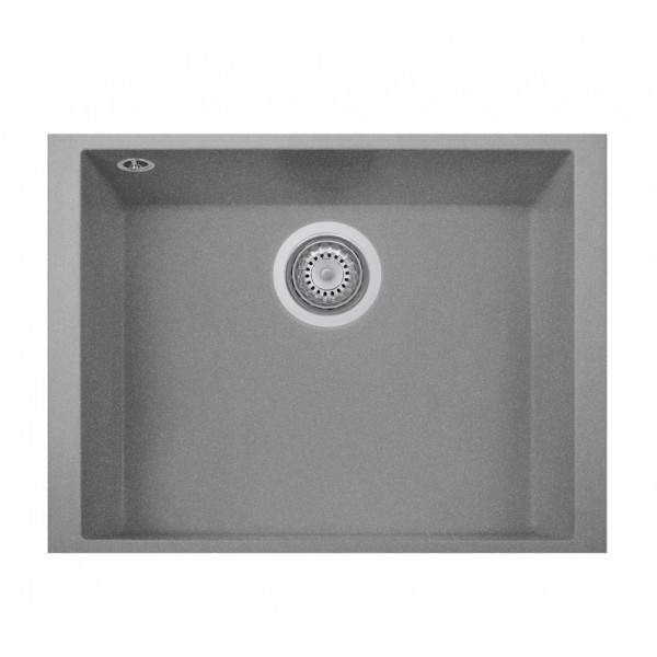 Plados ON6010ST UM42 Lavello Cucina  1 Vasca Sottotop 60 cm Ultrametal Titanio