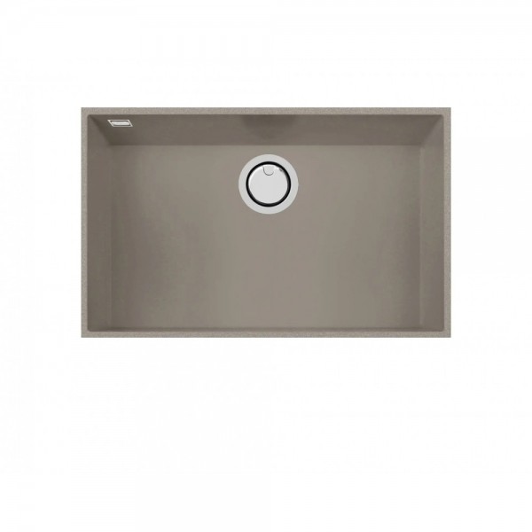 Plados ON7610IT NS N3 Lavello Cucina 1 Vasca Incasso 73 cm Nanostone Argan
