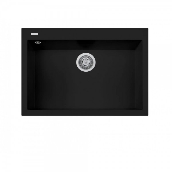 Plados ON7610 NS N6 Lavello Cucina  1 Vasca Incasso 76 cm Nanostone Deep Black