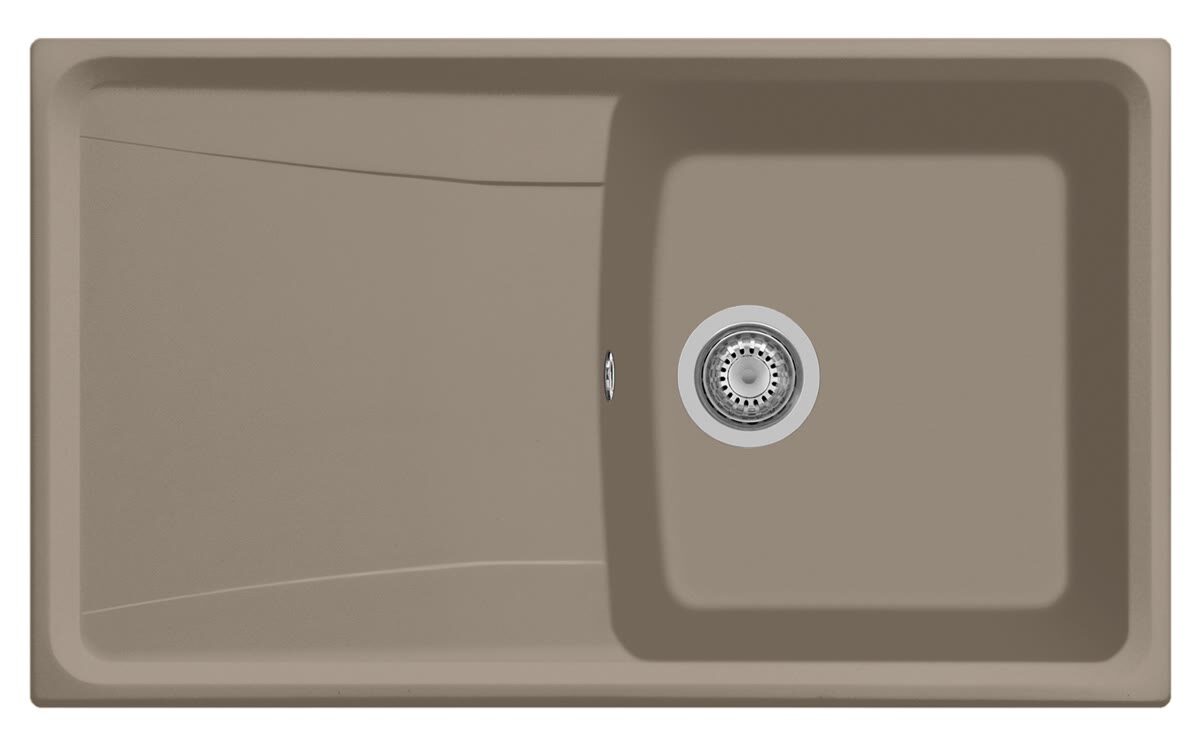 Plados RO0861 UG72 Lavello Cucina  Roxana 1 Vasca con Gocciolatoio 86 cm Tartufo