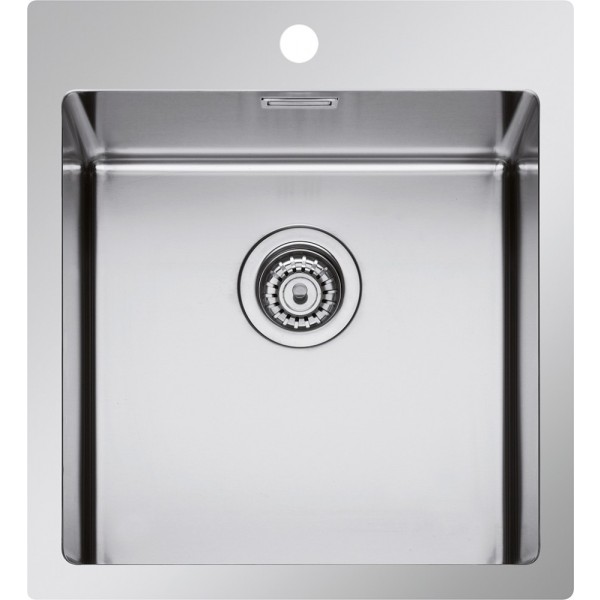 Plados SR3900 MIX-R Lavello Cucina  1 Vasca Filotop 51 cm Acciaio Inox Satinato